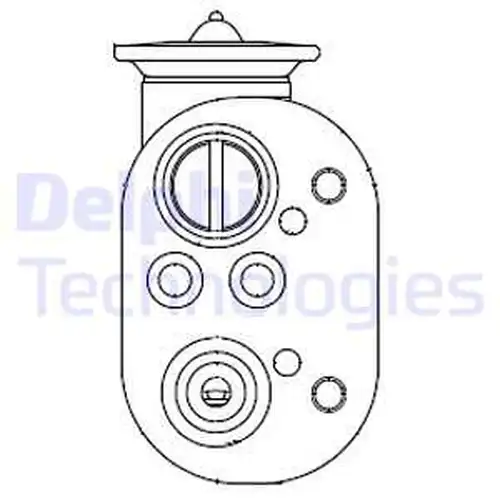 разширителен клапан, климатизация DELPHI CB1001V