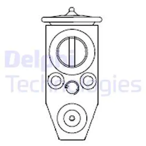 разширителен клапан, климатизация DELPHI CB1016V