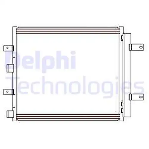 кондензатор, климатизация DELPHI CF20241