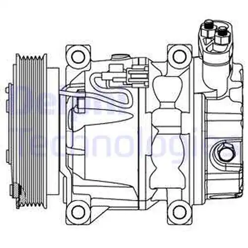 компресор за климатик DELPHI CS20298