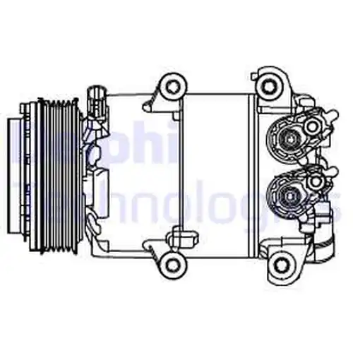 компресор за климатик DELPHI CS20466