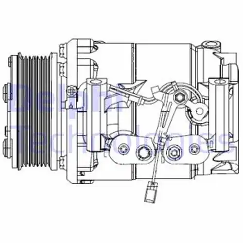 компресор за климатик DELPHI CS20492