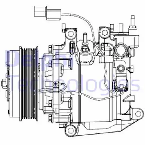 компресор за климатик DELPHI CS20503