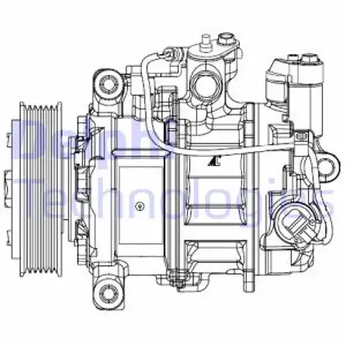 компресор за климатик DELPHI CS20504