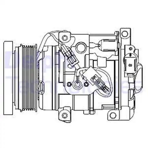 компресор за климатик DELPHI CS20508