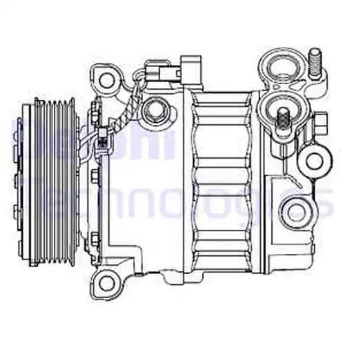 компресор за климатик DELPHI CS20512