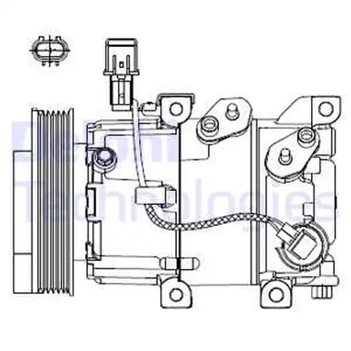 компресор за климатик DELPHI CS20518