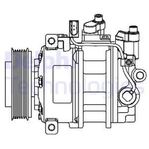 компресор за климатик DELPHI CS20546