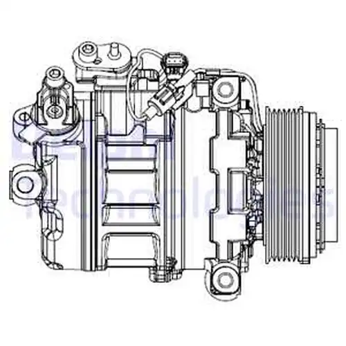 компресор за климатик DELPHI CS20547