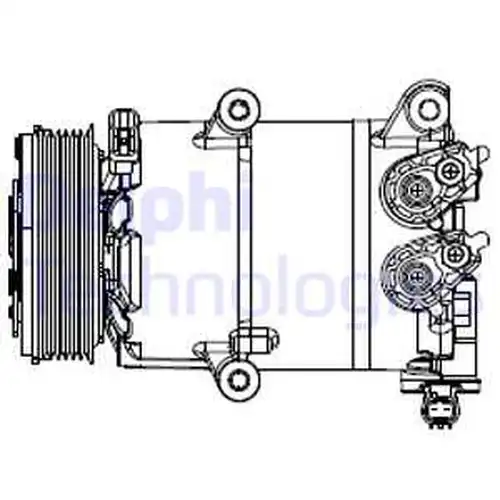 компресор за климатик DELPHI CS20553