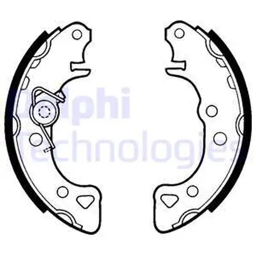 комплект спирачна челюст DELPHI LS1319