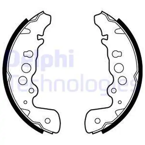 комплект спирачна челюст DELPHI LS1882