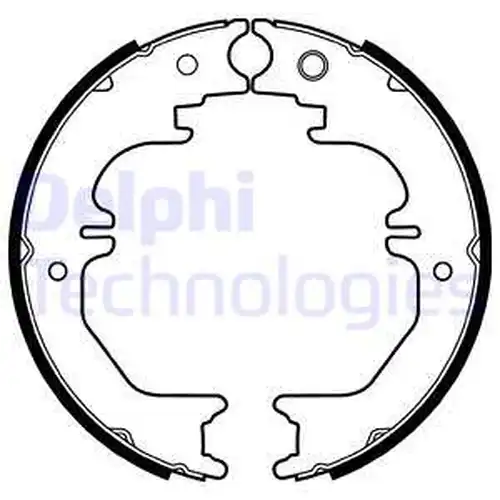 комплект спирачна челюст DELPHI LS2132