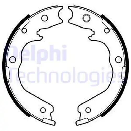 комплект спирачна челюст DELPHI LS2137