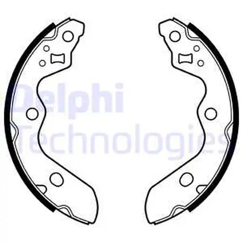 комплект спирачна челюст DELPHI LS2156