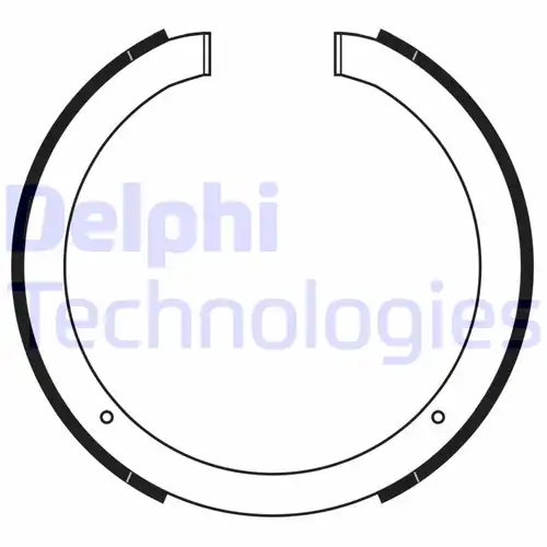 комплект спирачна челюст DELPHI LS2168