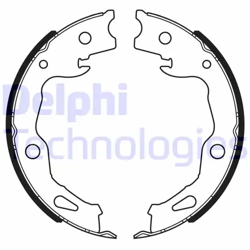 комплект спирачна челюст DELPHI LS2186