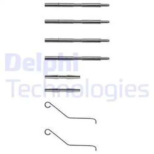 комплект принадлежности, дискови накладки DELPHI LX0068
