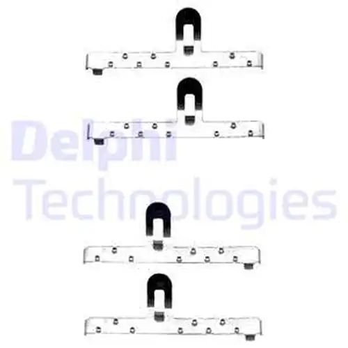 комплект принадлежности, дискови накладки DELPHI LX0071