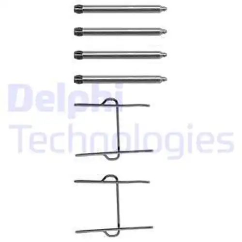 комплект принадлежности, дискови накладки DELPHI LX0081