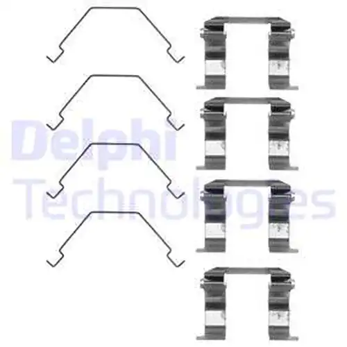 комплект принадлежности, дискови накладки DELPHI LX0159
