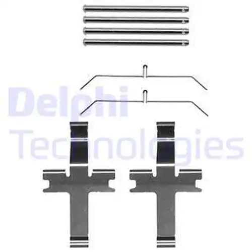 комплект принадлежности, дискови накладки DELPHI LX0495