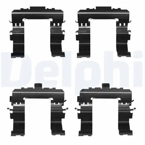 комплект принадлежности, дискови накладки DELPHI LX0672