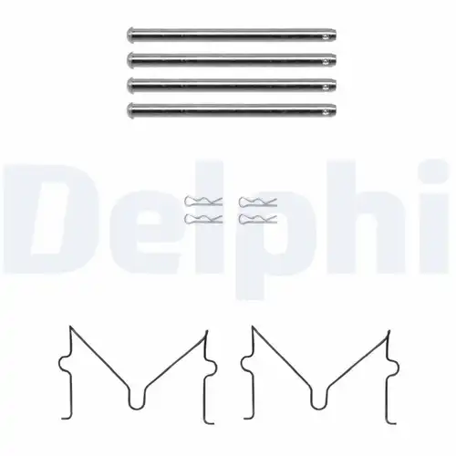 комплект принадлежности, дискови накладки DELPHI LX0691