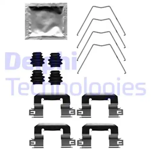 комплект принадлежности, дискови накладки DELPHI LX0711