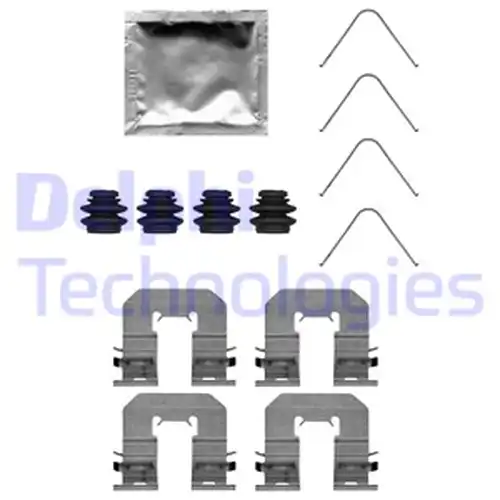 комплект принадлежности, дискови накладки DELPHI LX0716