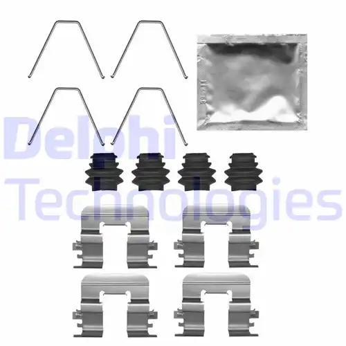 комплект принадлежности, дискови накладки DELPHI LX0726