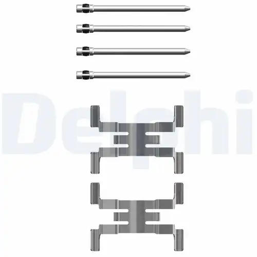 комплект принадлежности, дискови накладки DELPHI LX0751