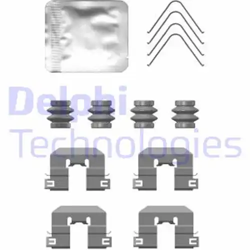 комплект принадлежности, дискови накладки DELPHI LX0764