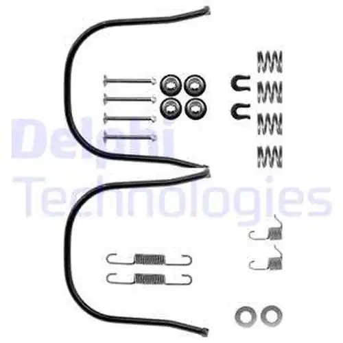 комплект принадлежности, спирани челюсти DELPHI LY1050