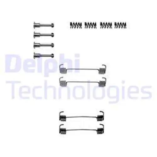 комплект принадлежности, челюсти за ръчна спирачка DELPHI LY1163