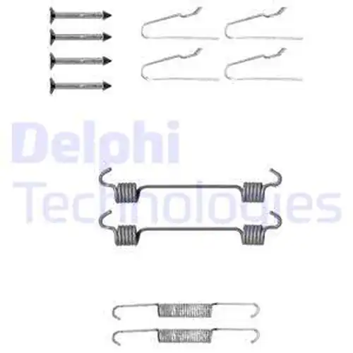 комплект принадлежности, челюсти за ръчна спирачка DELPHI LY1306