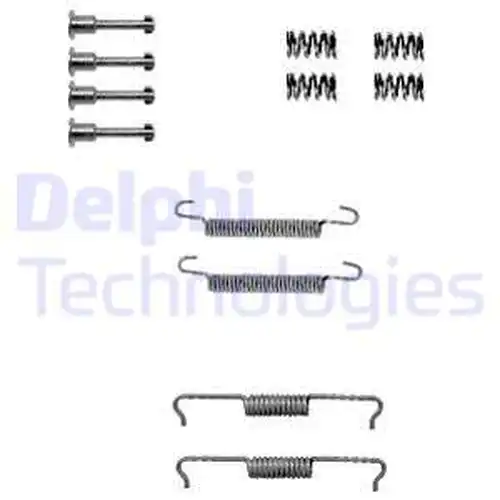 комплект принадлежности, челюсти за ръчна спирачка DELPHI LY1330