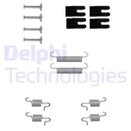 комплект принадлежности, челюсти за ръчна спирачка DELPHI LY1338