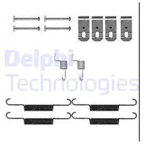 комплект принадлежности, челюсти за ръчна спирачка DELPHI LY1399