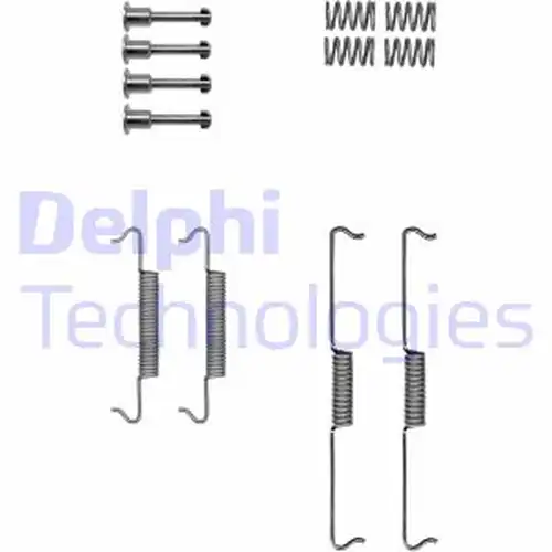 комплект принадлежности, челюсти за ръчна спирачка DELPHI LY1422