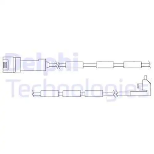 предупредителен контактен сензор, износване на накладките DELPHI LZ0106