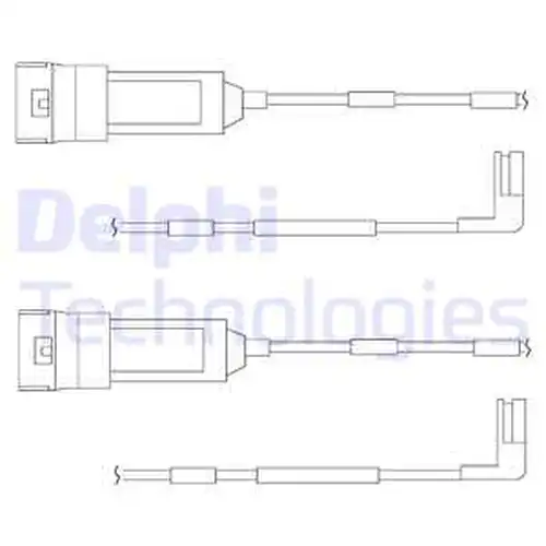 предупредителен контактен сензор, износване на накладките DELPHI LZ0113