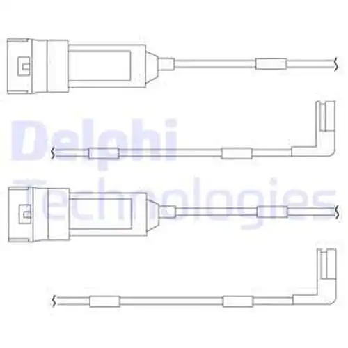 предупредителен контактен сензор, износване на накладките DELPHI LZ0114