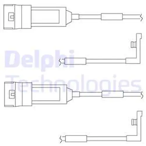 предупредителен контактен сензор, износване на накладките DELPHI LZ0123