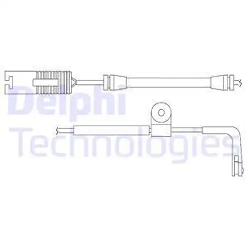 предупредителен контактен сензор, износване на накладките DELPHI LZ0136