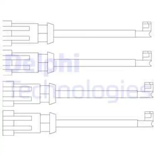 предупредителен контактен сензор, износване на накладките DELPHI LZ0189