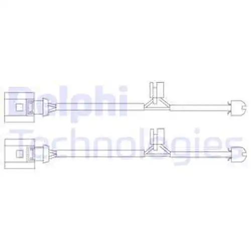 предупредителен контактен сензор, износване на накладките DELPHI LZ0200