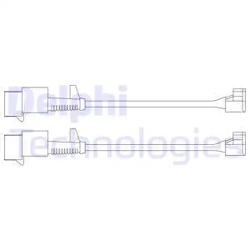 предупредителен контактен сензор, износване на накладките DELPHI LZ0227