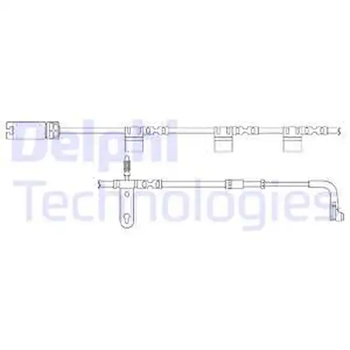 предупредителен контактен сензор, износване на накладките DELPHI LZ0233
