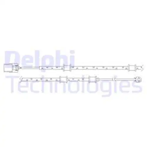 предупредителен контактен сензор, износване на накладките DELPHI LZ0254